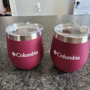 NWT 2 Columbia Stainless Wine Tumblers
